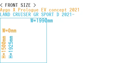 #Aygo X Prologue EV concept 2021 + LAND CRUISER GR SPORT D 2021-